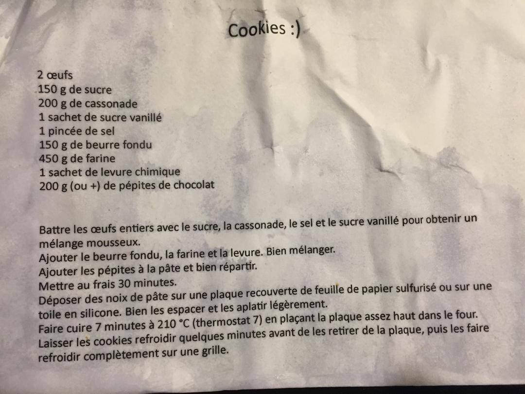 超简单cookies配方