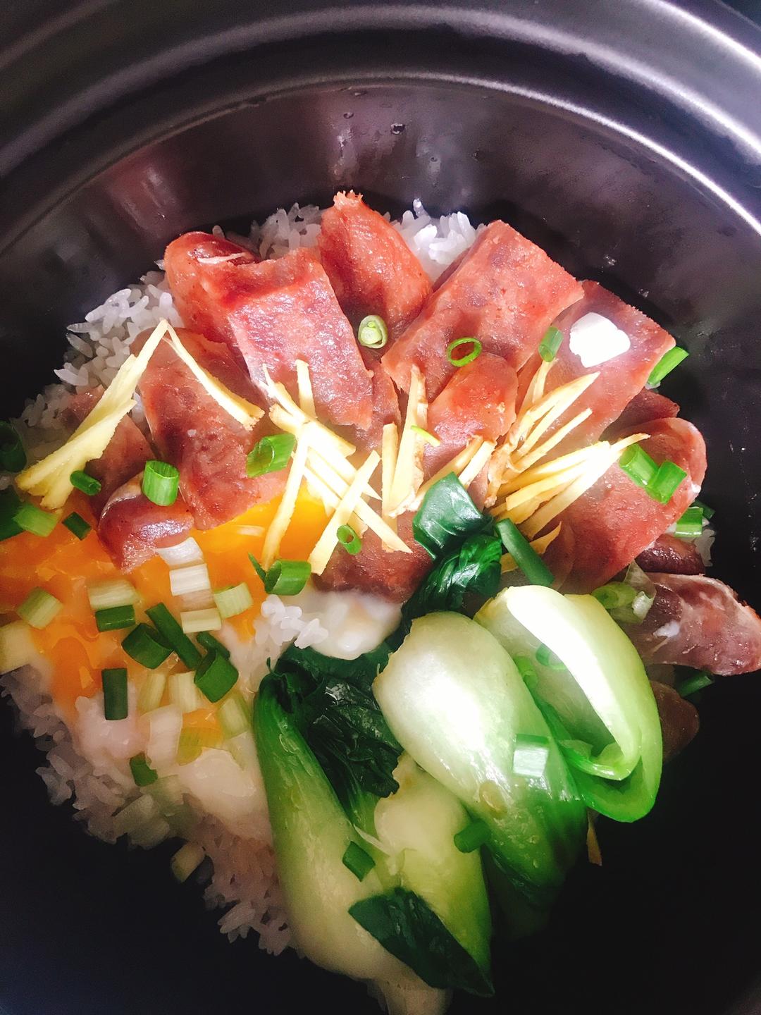 腊肠煲仔饭 —后有彩蛋😆