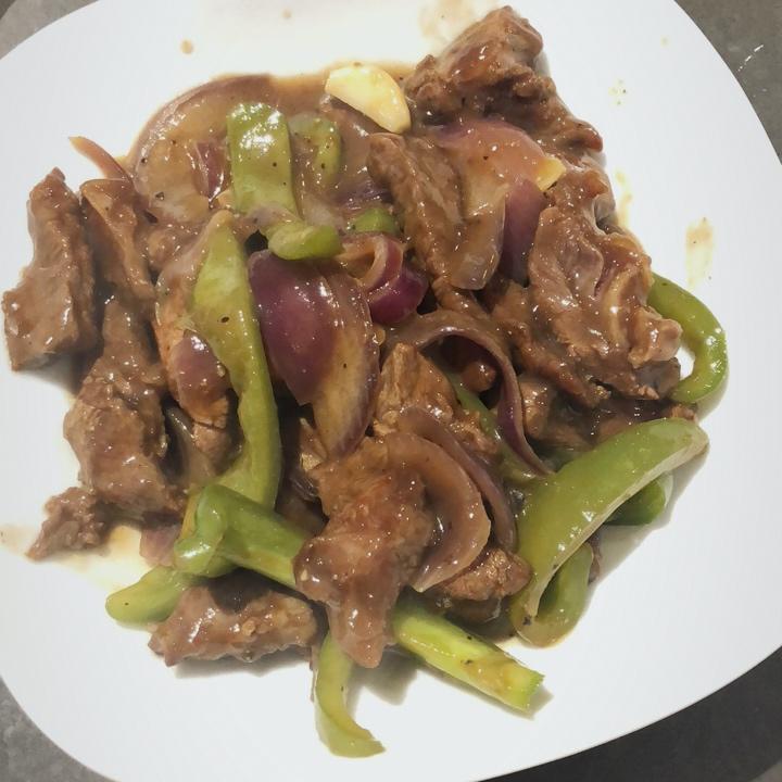 青椒炒牛肉