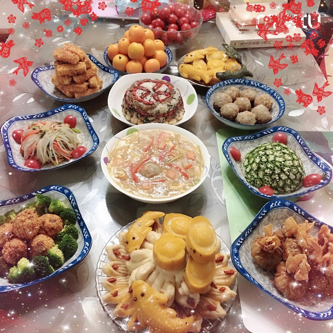 清心莲舍                         分享作品 年夜饭 素食更健康