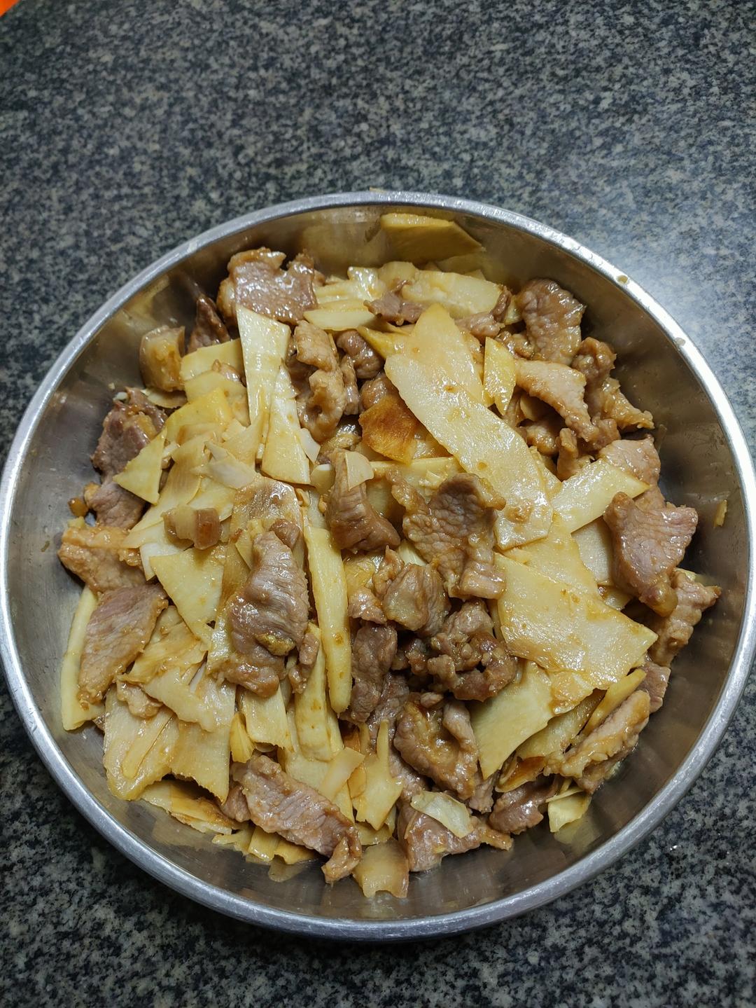 春天的味道—鲜竹笋炒肉