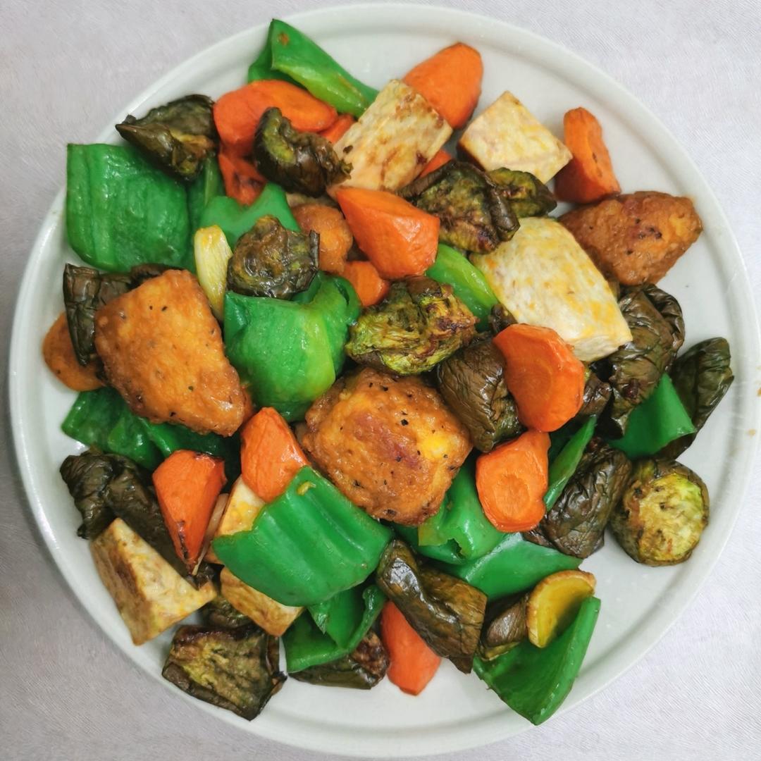 空气炸锅地三鲜