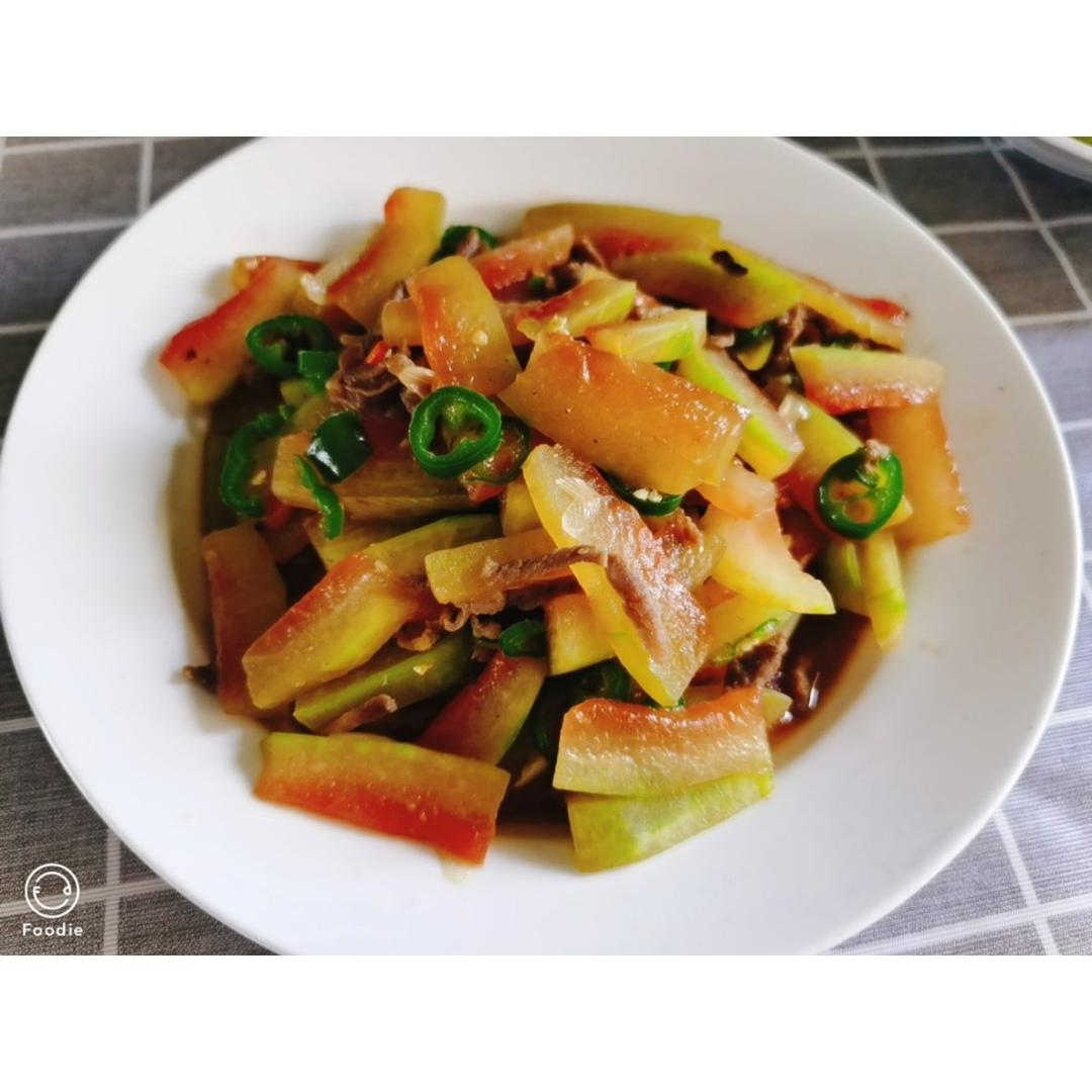 西瓜皮炒肉