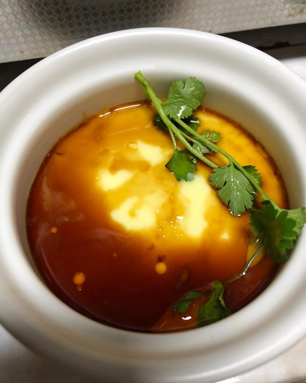 平滑如镜的蛋羹