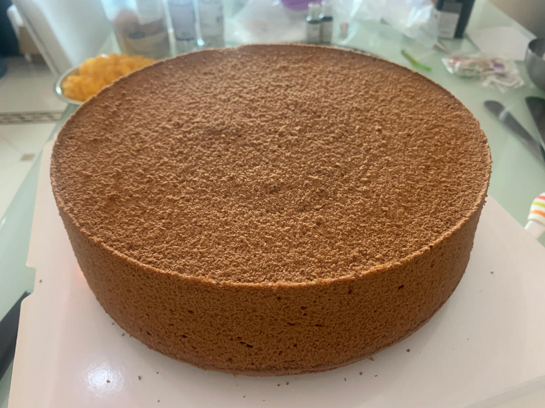 四寸可可戚风--简单做法简单装饰简单漂亮
