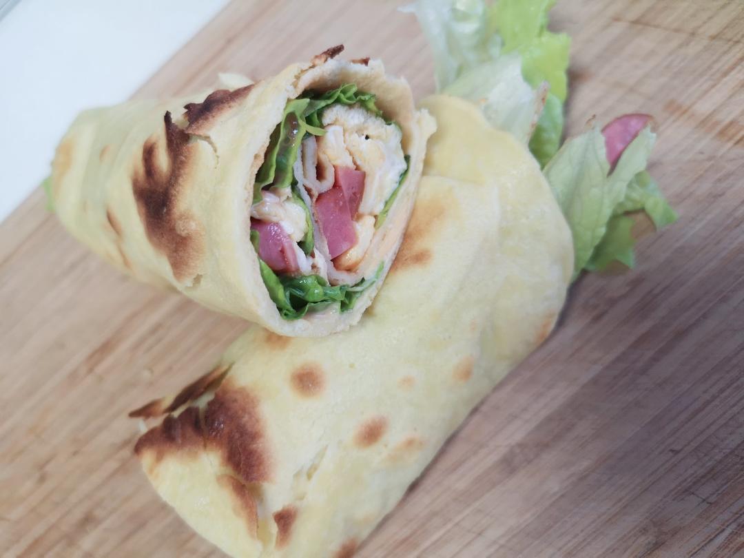 生命之水cc做的筋饼卷菜