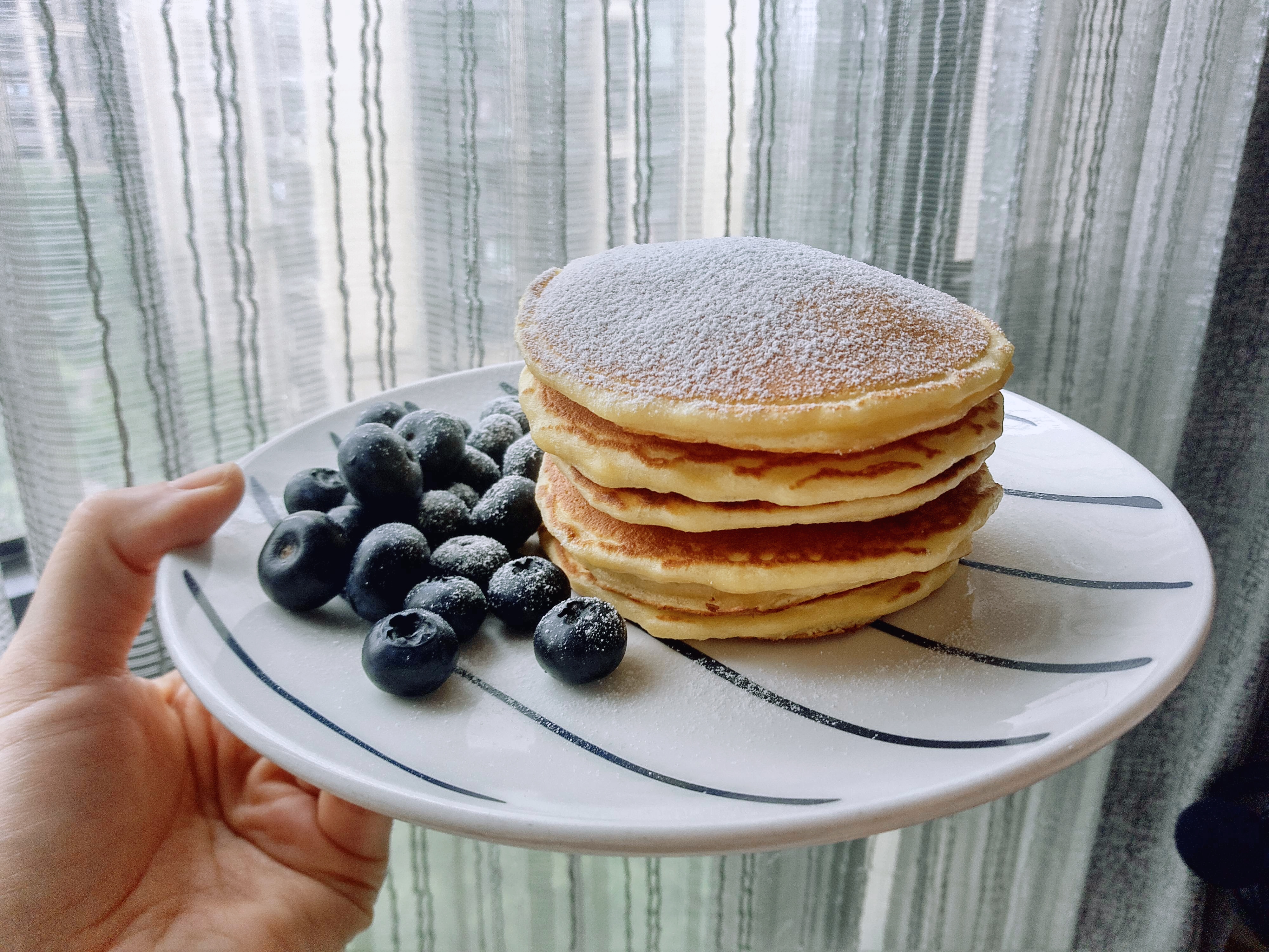 超简单的美式松饼食谱 pancakes
