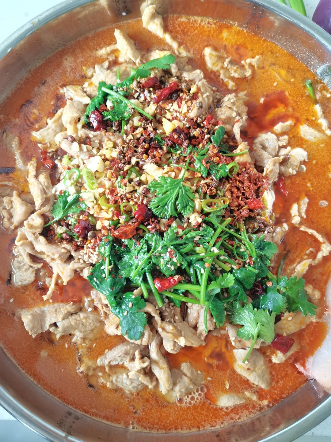 水煮肉片（肯定不翻车）