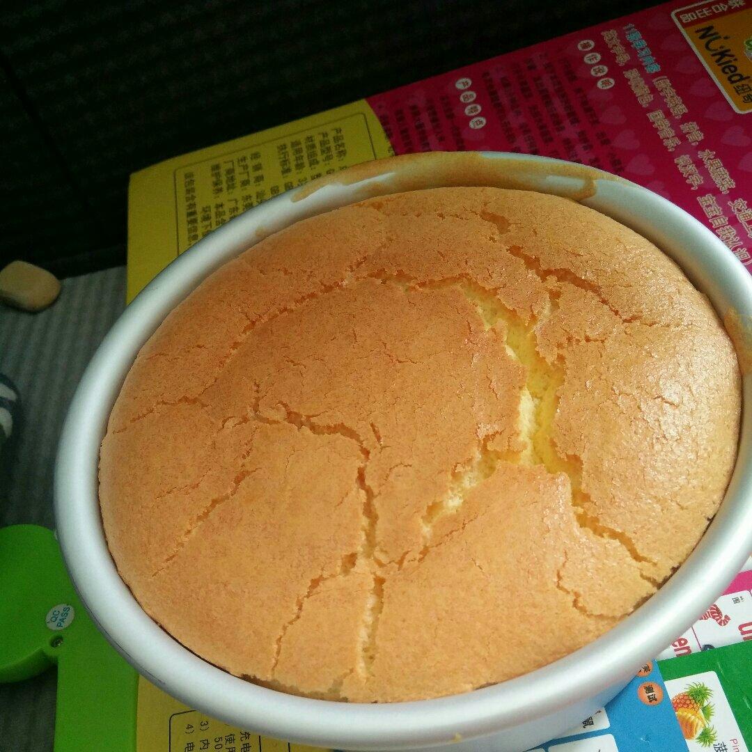 6寸原味戚风蛋糕