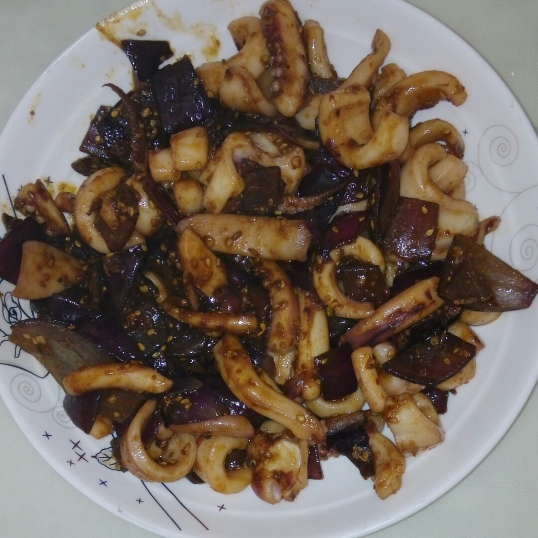平底锅版铁板鱿鱼
