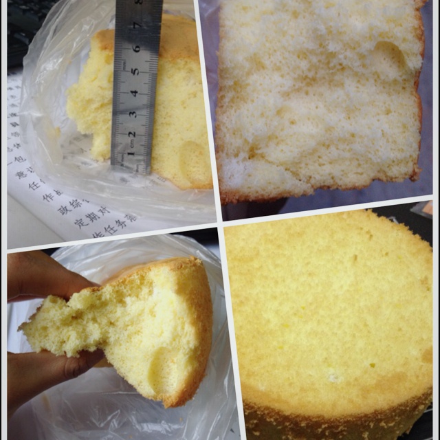 超简单完美戚风蛋糕（6寸2蛋）附打发、翻拌、脱模视频