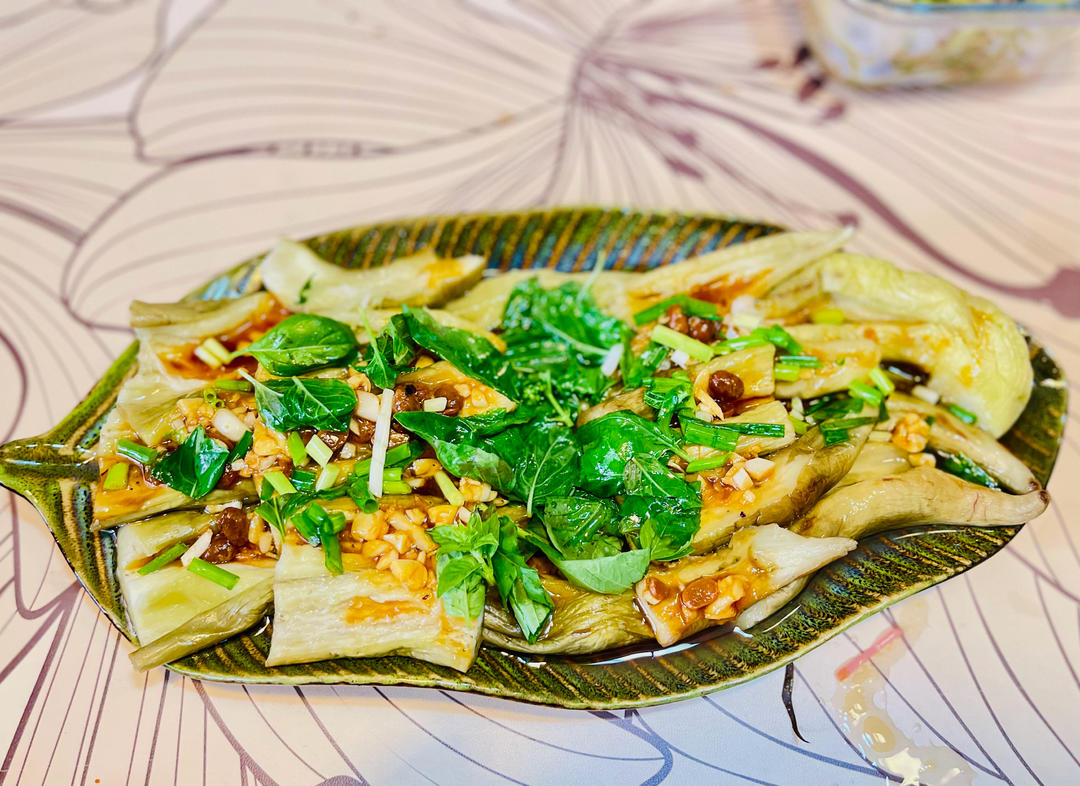 白灼潮汕白茄子