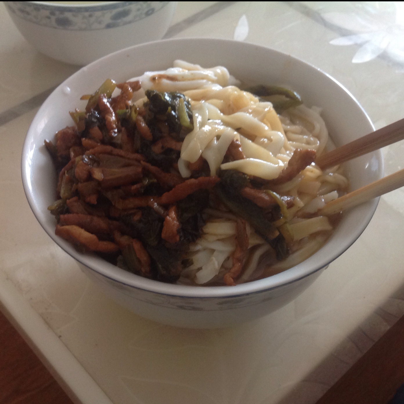 雪菜肉丝面
