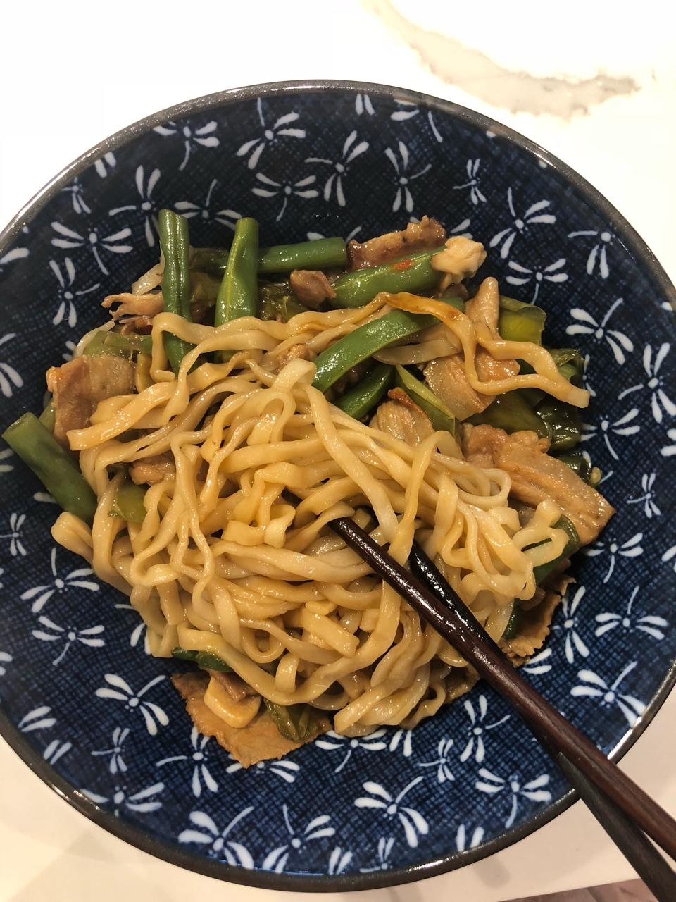 豆角焖面