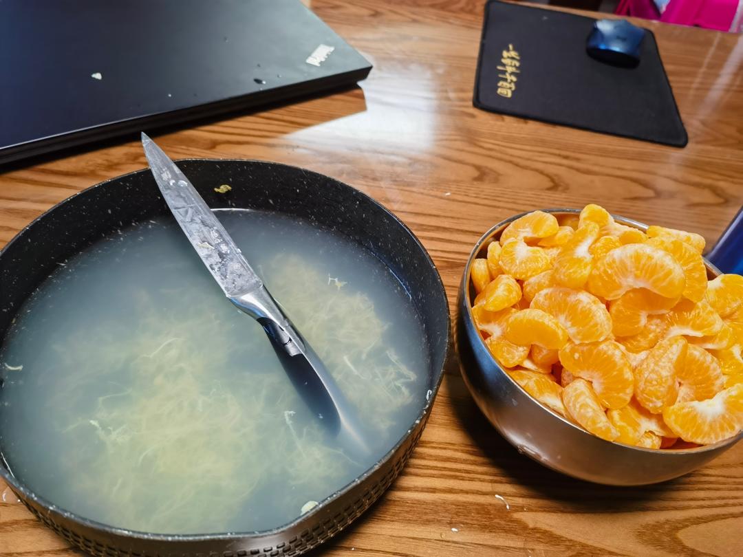 冰糖橘子罐头（超简单去白筋）