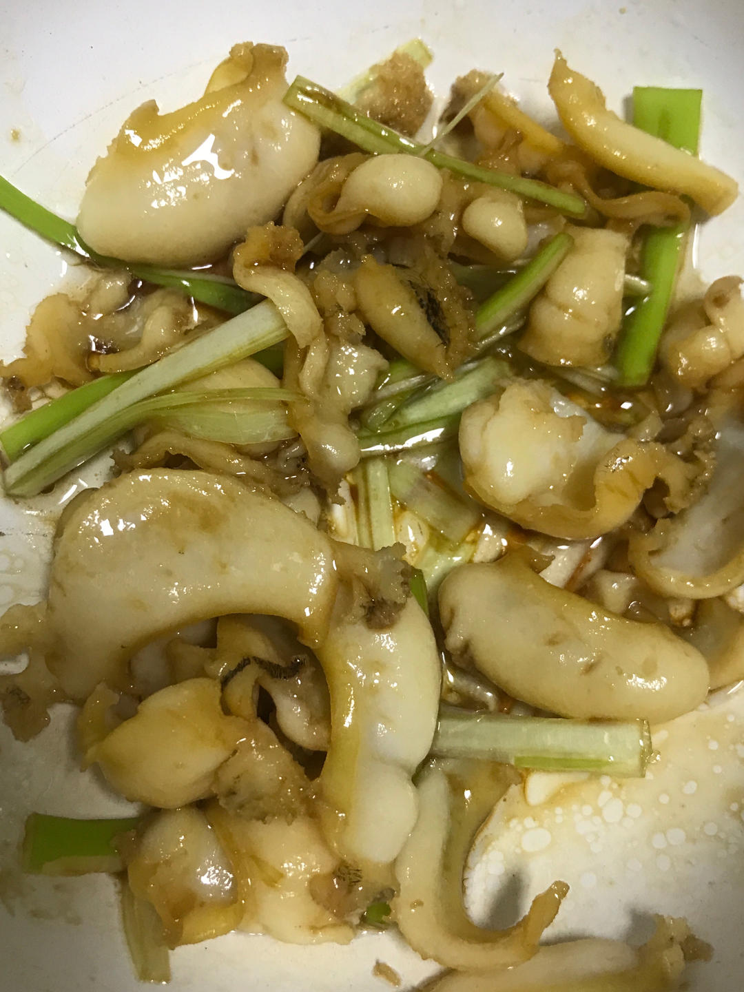 葱油鲍鱼片