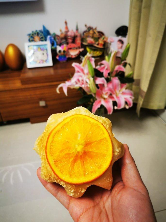 香橙卡士达星星包