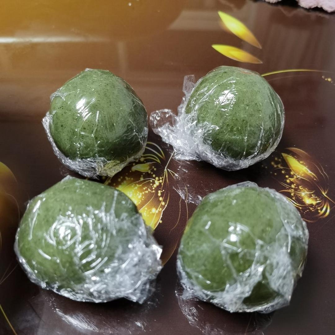 4种口味青团｜腊肉笋丁｜红糖坚果｜咸蛋黄肉松｜红豆｜春天的味道｜艾草清明粿｜非常好包不开裂不塌陷不粘手