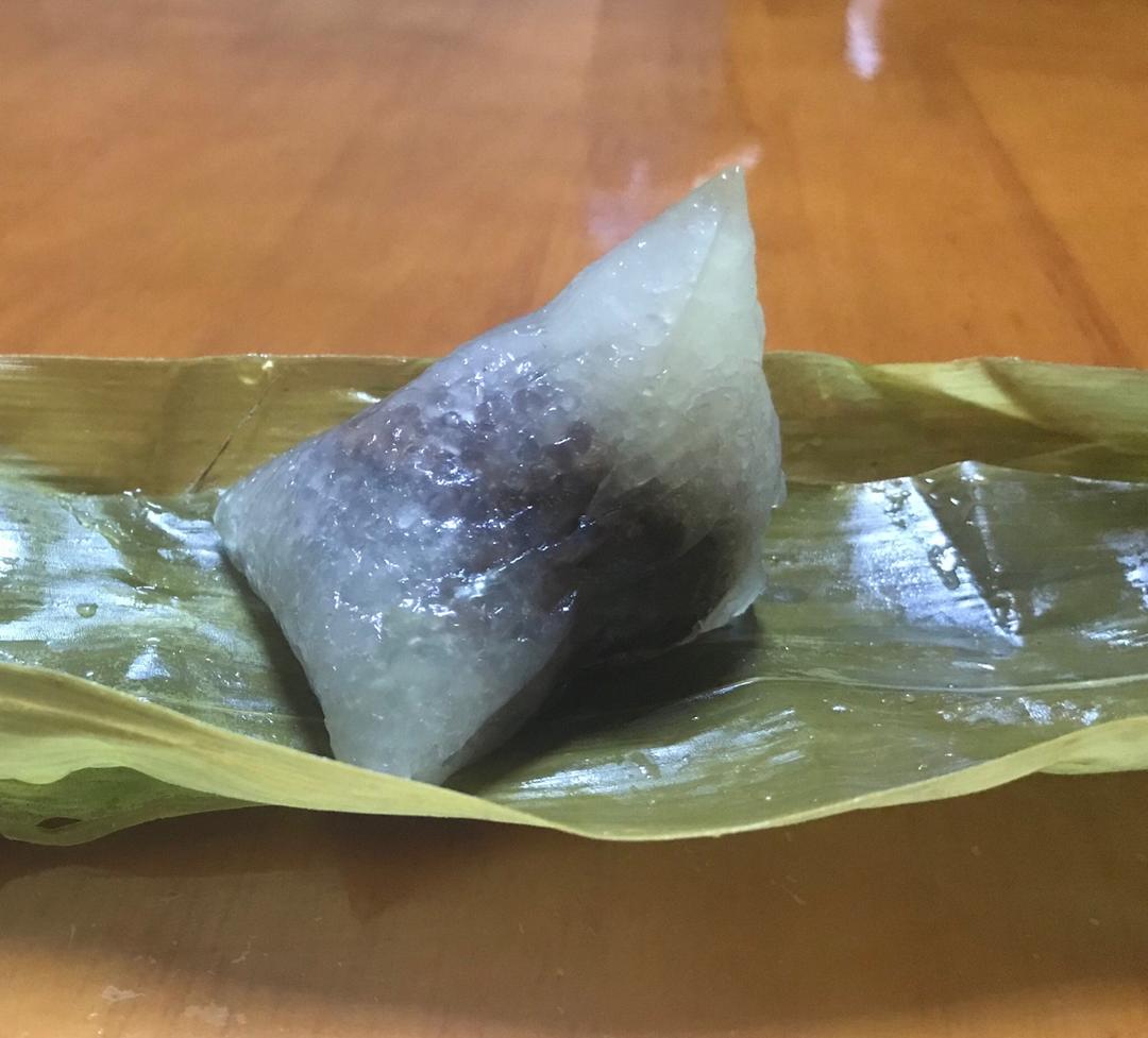 一抹晚霞做的水晶西米粽