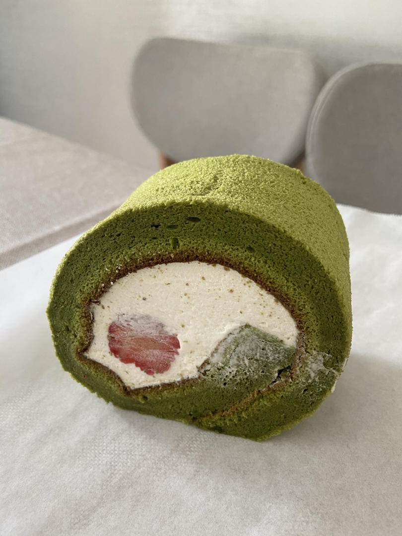 完美抹茶蜜豆蛋糕卷