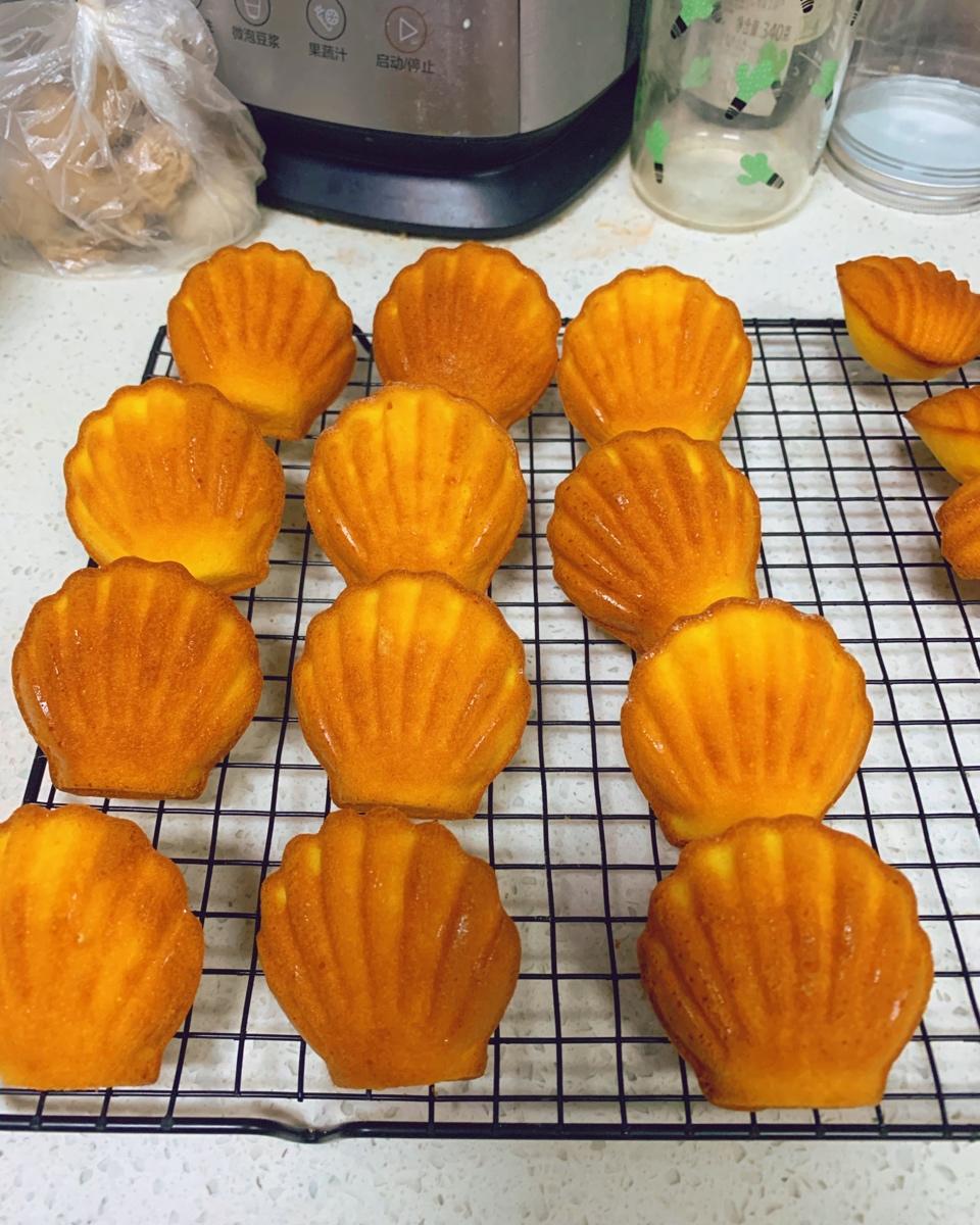 【百香果玛德琳】原来排队买都买不到的网红玛德琳这么简单！