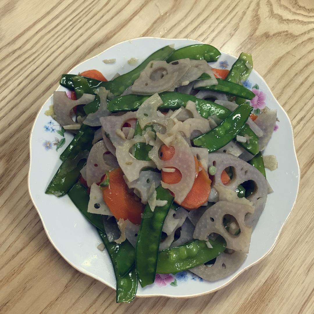 家常素食清炒莲藕片