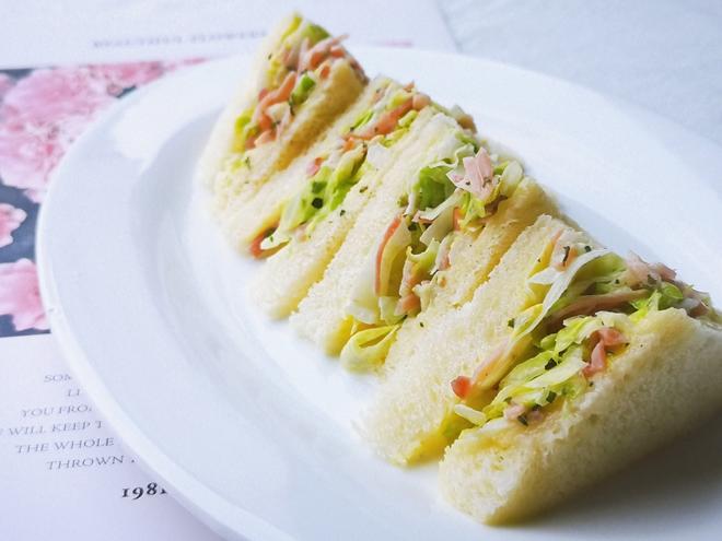 卷心菜火腿三明治，是春天的味道的做法