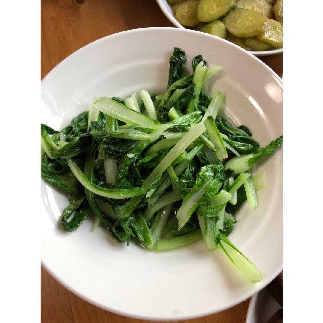 食物本身的味道--清炒小白菜（附视频菜谱）