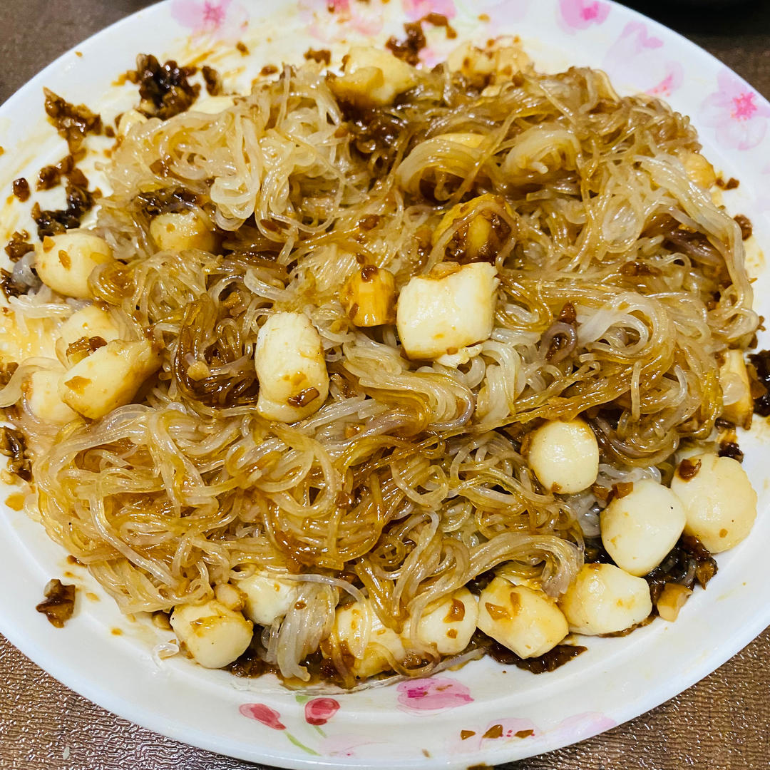 扇贝柱蒸粉丝
