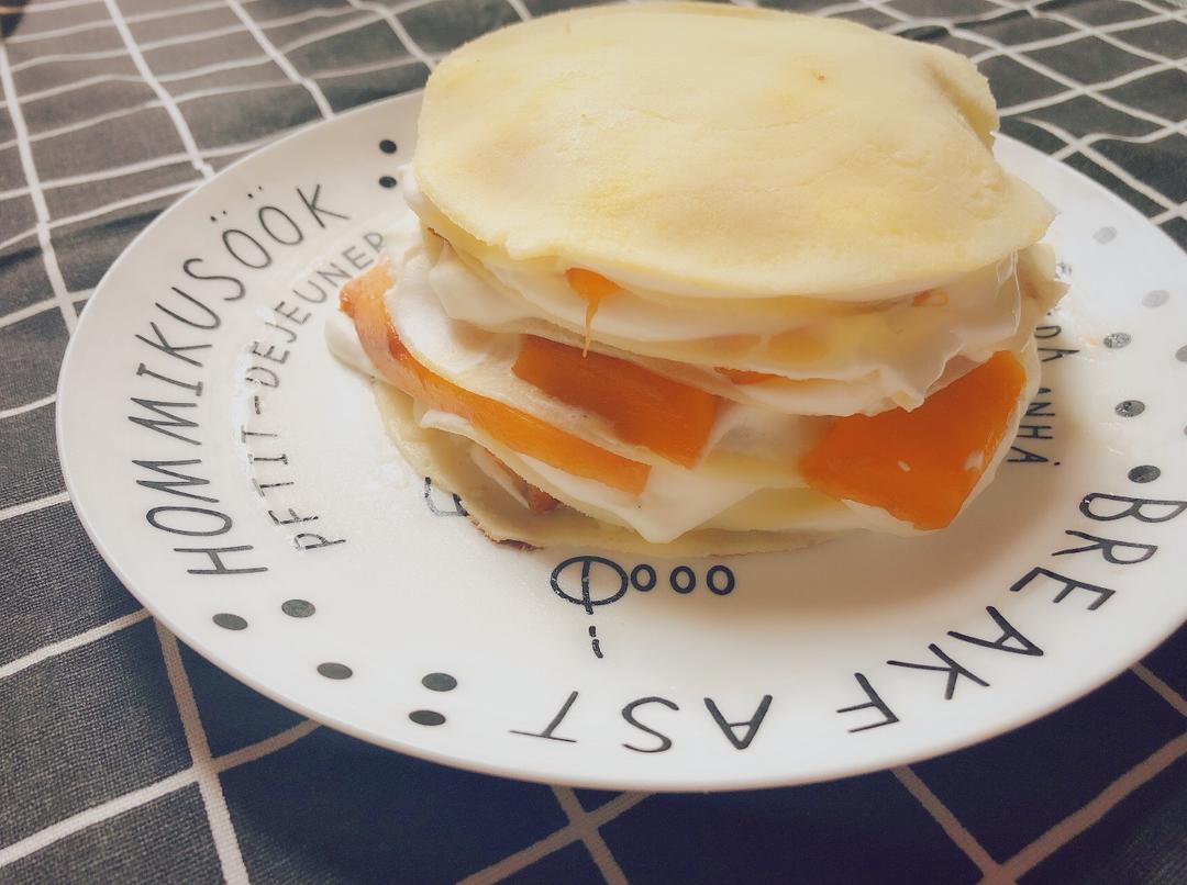 芒果千层蛋糕，100%成功告别煎皮无能