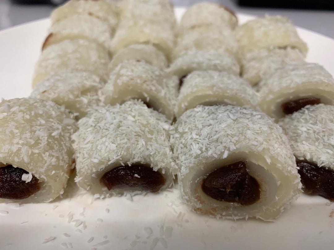 豆沙糯米卷
