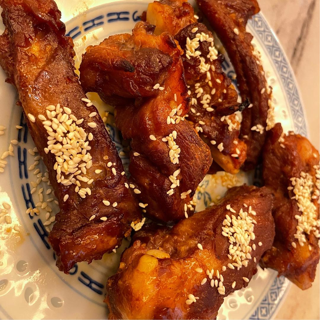 叉烧酱烤排骨学做之笔记的做法