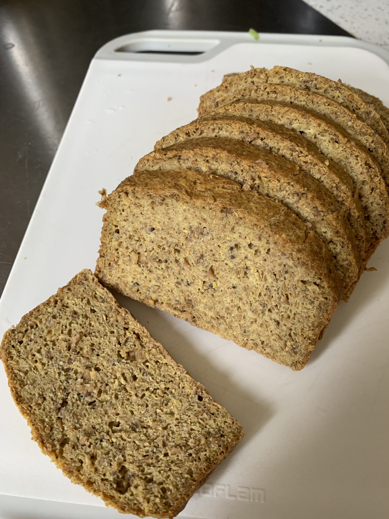 生酮主食：亚麻籽粉面包（断糖低碳减脂）的做法