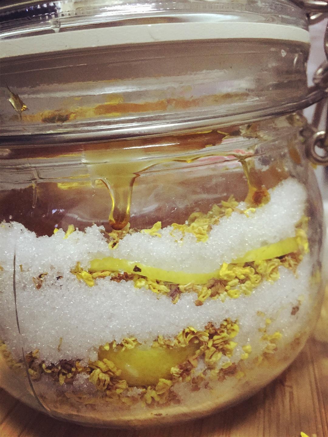 柠檬糖桂花的做法