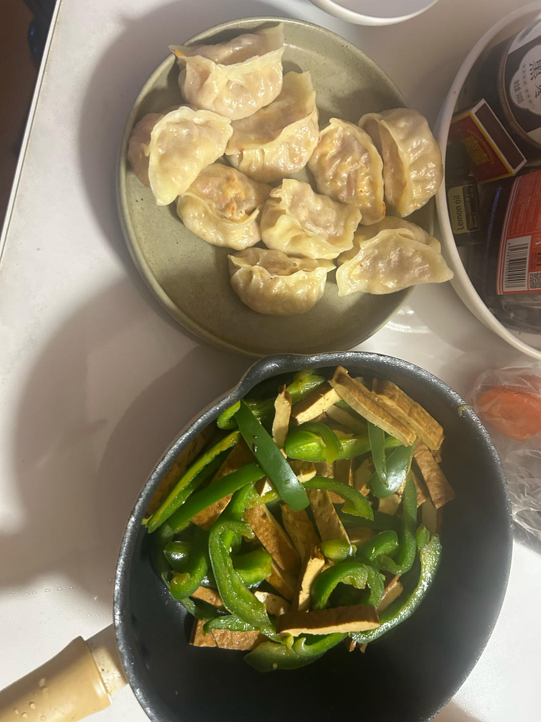 胡萝卜油豆腐素馅饺子