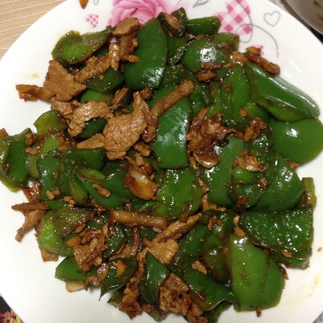青椒炒肉