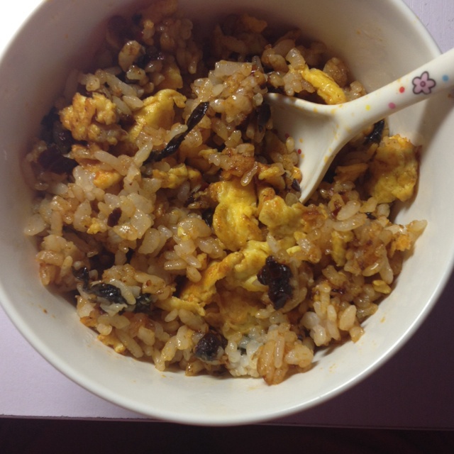 低卡瘦身紫菜蛋炒饭