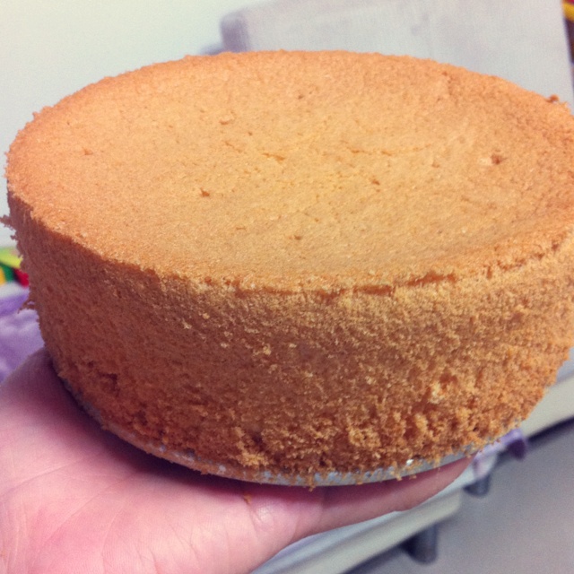 超简单完美戚风蛋糕（6寸2蛋）附打发、翻拌、脱模视频