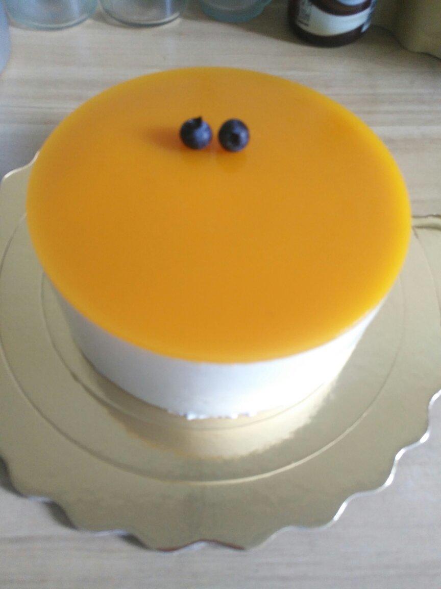 【视频】芒果慕斯（6寸） | 含镜面果胶配方