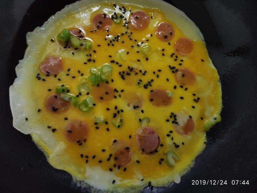 在家就能做的高颜值超好吃的(火腿鸡蛋饼）