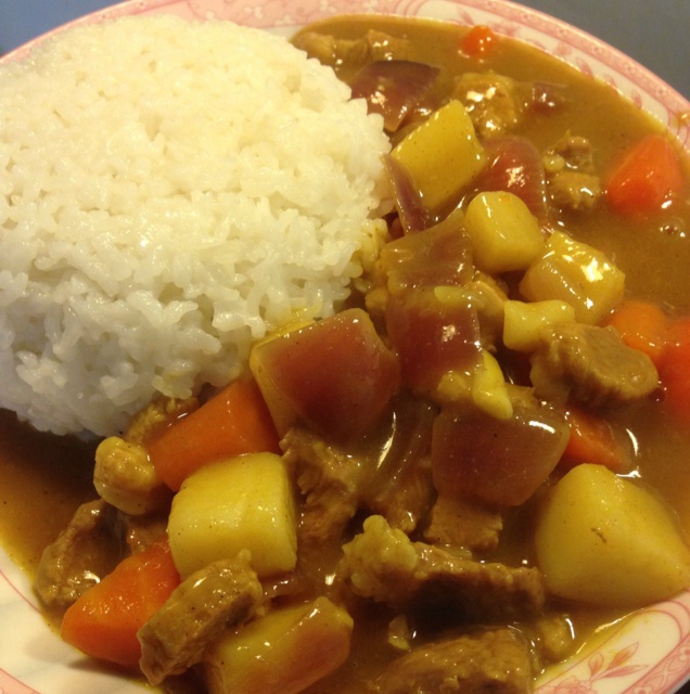 羊肉咖喱盖浇饭