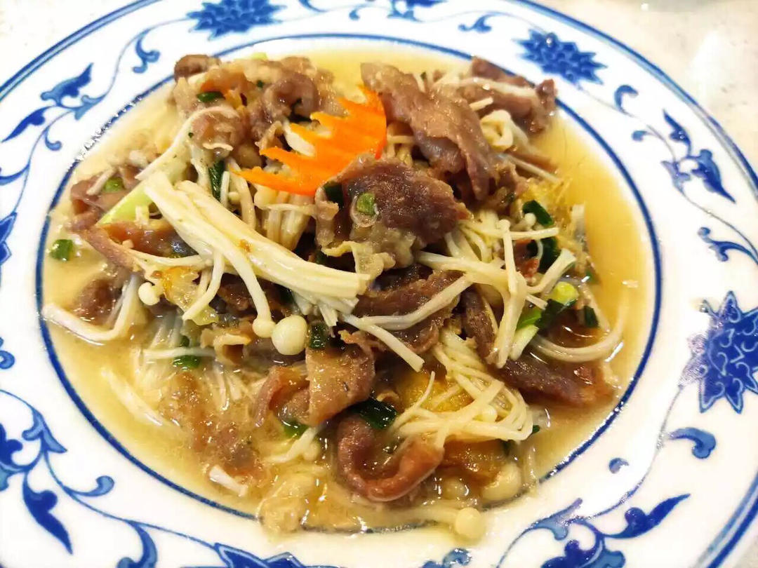 金汤肥牛金针菇
