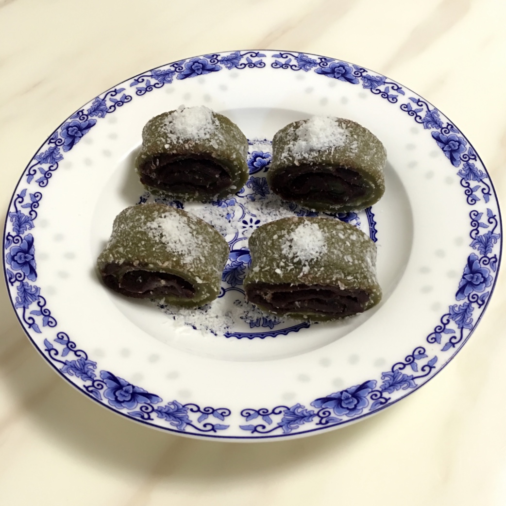 豆沙糯米卷