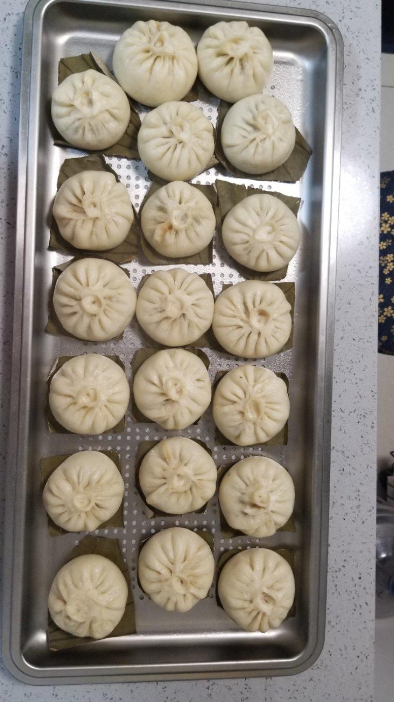 面包机发面做包子