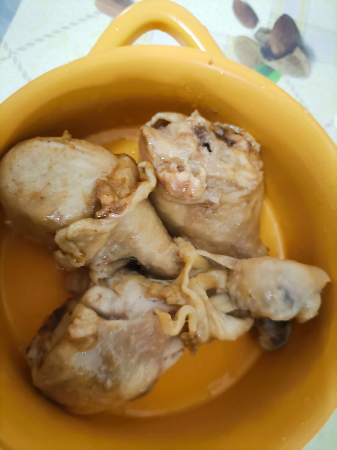嫩滑的盐焗鸡腿