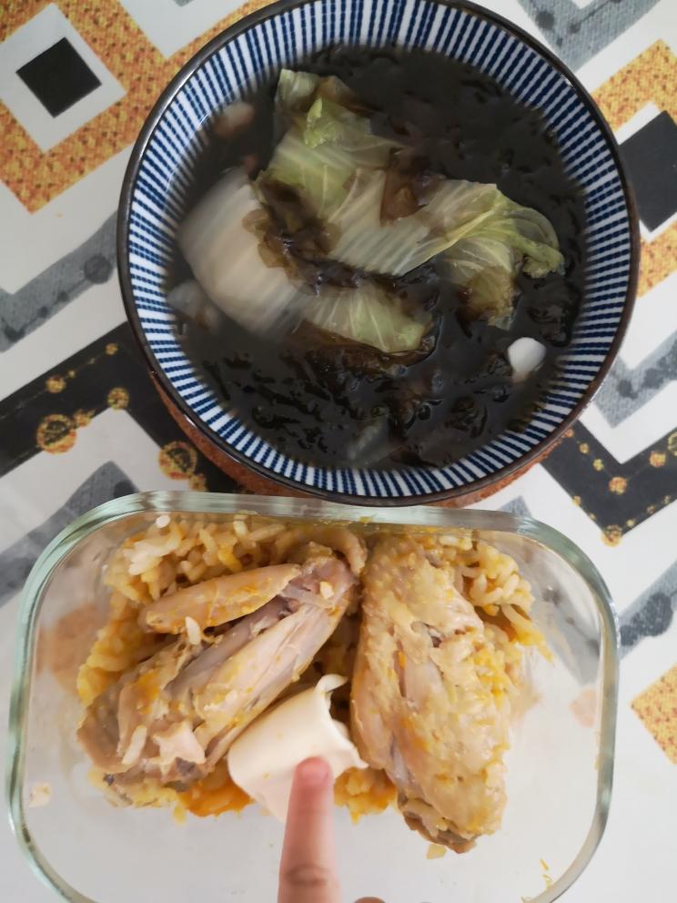 快手宝宝午餐 白菜紫菜贝柱汤的做法