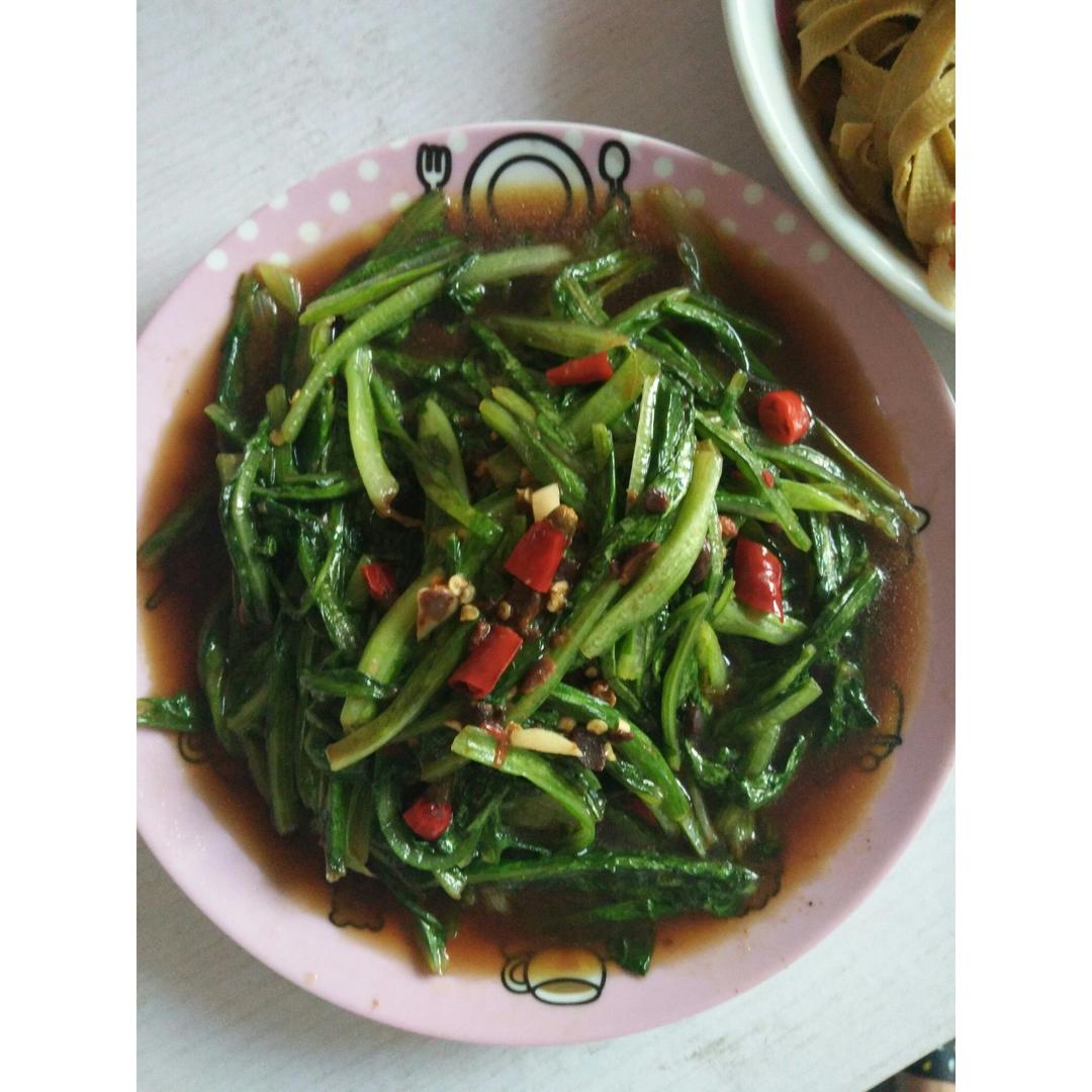 豆豉油麦菜