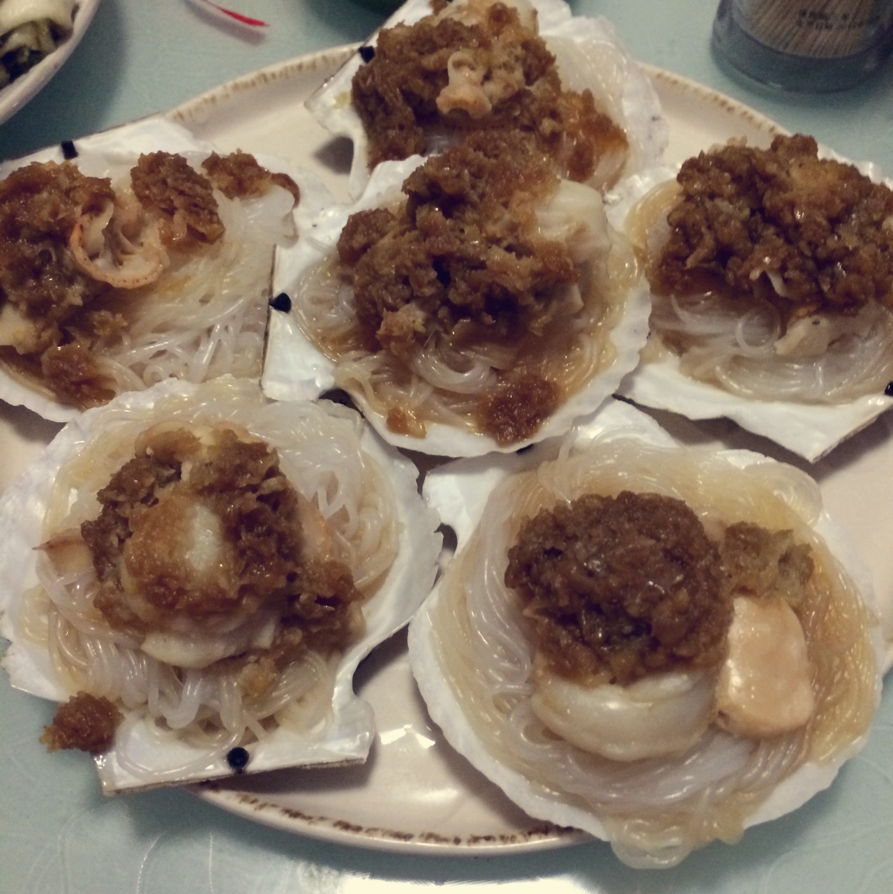 蒜蓉粉丝蒸扇贝
