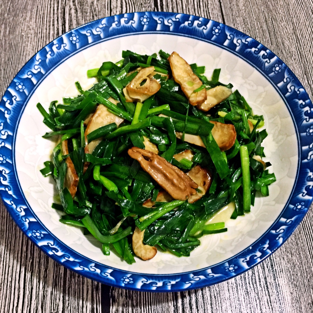 韭菜炒香干