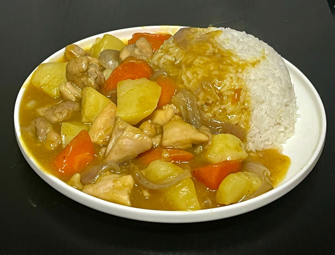 咖喱鸡腿饭